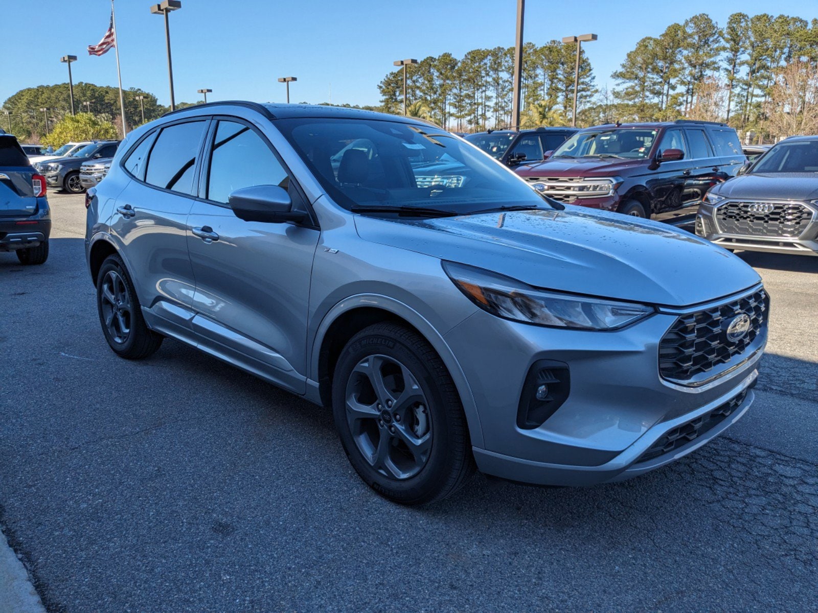 Certified 2023 Ford Escape ST-Line Select with VIN 1FMCU9NA9PUA60736 for sale in Hardeeville, SC