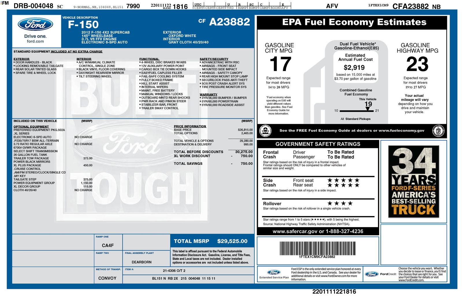 2012 Ford F-150 XL's photo