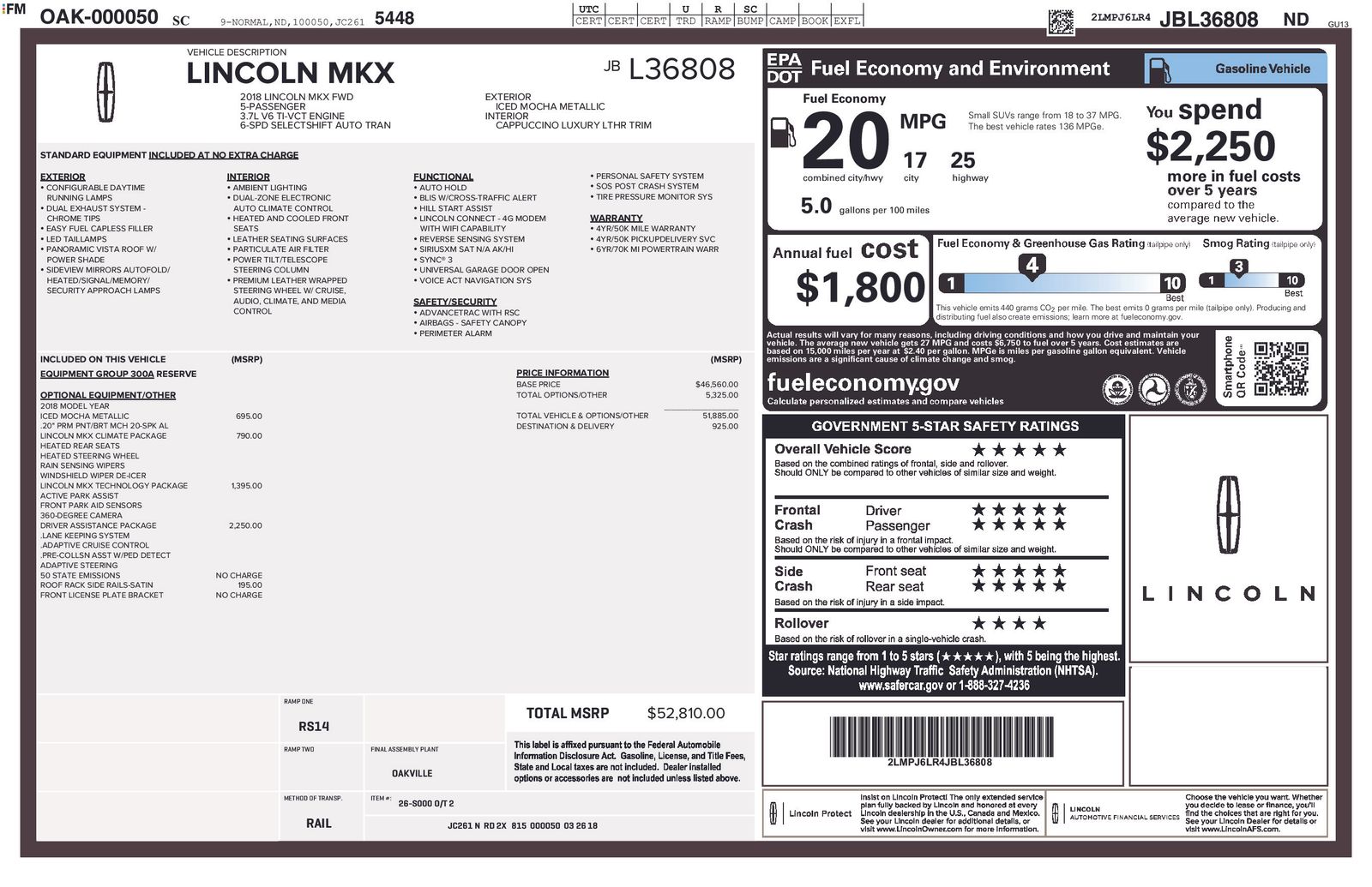 2018 Lincoln MKX Reserve's photo