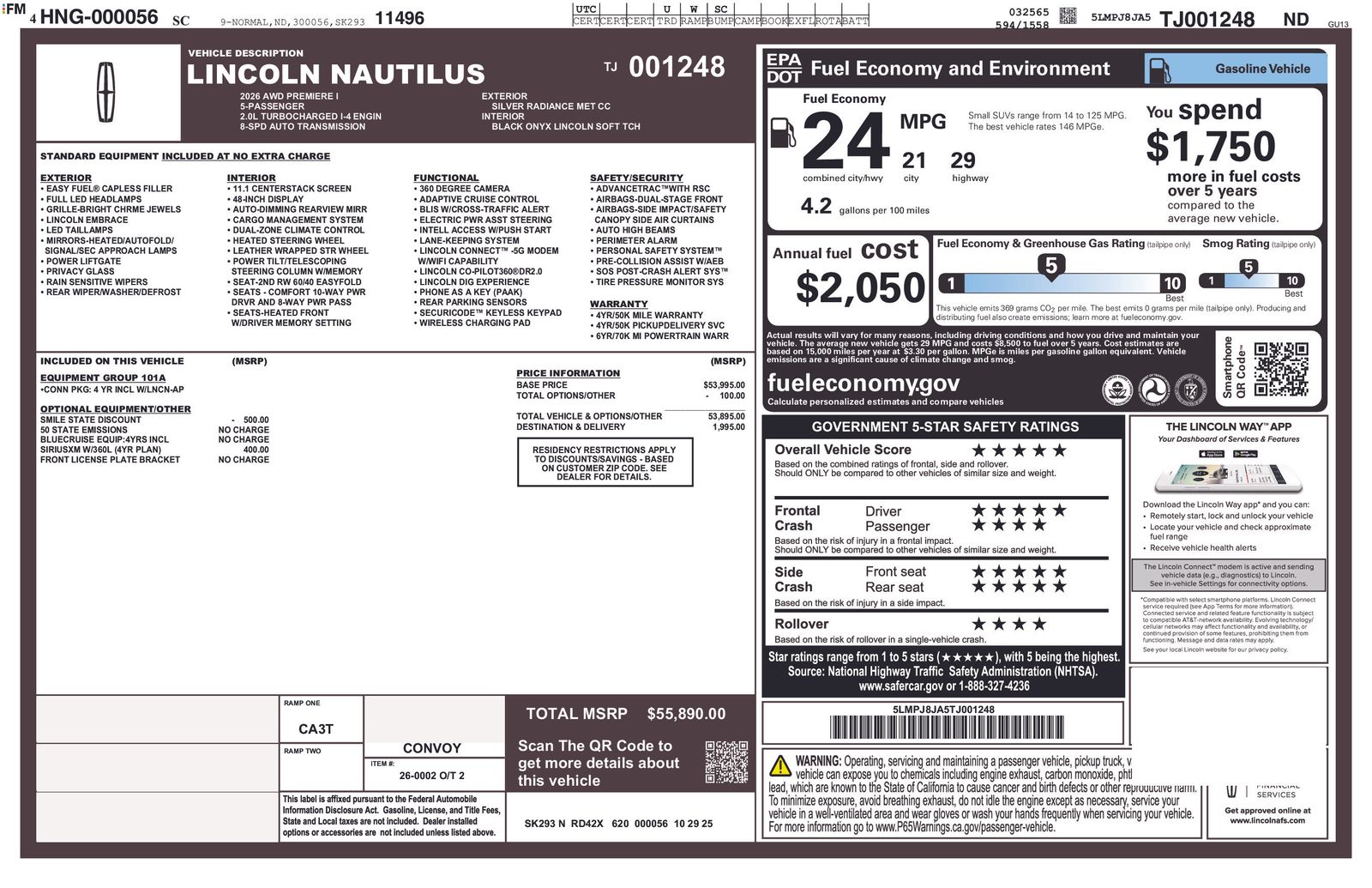 2026 Lincoln Nautilus Premiere's photo