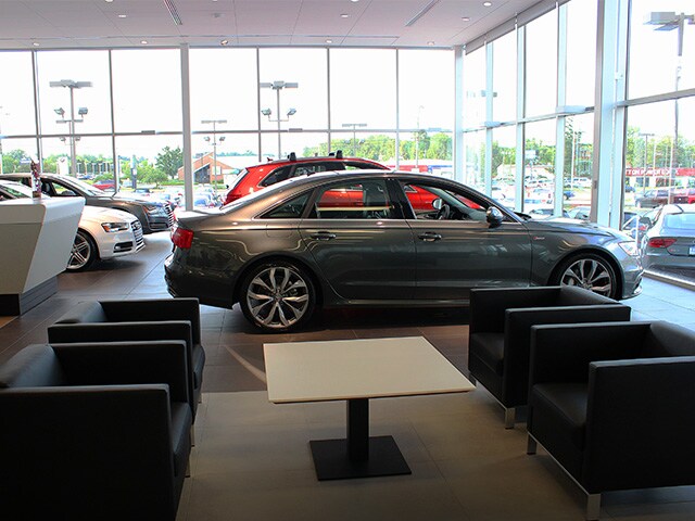 Audi Fort Wayne showroom area