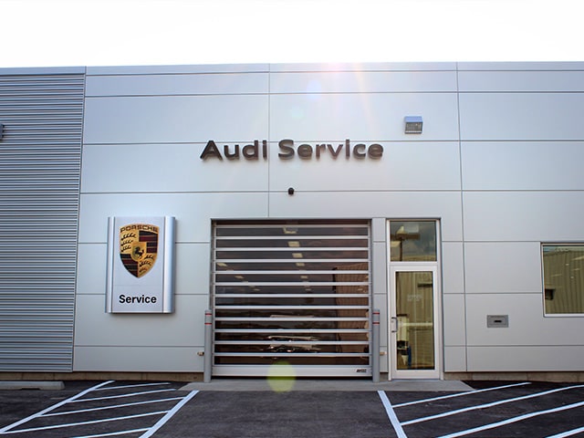 Audi Service Bay Door