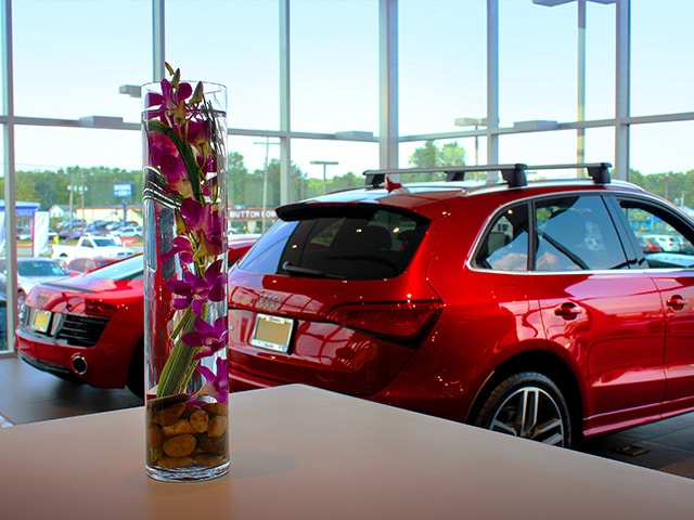 Audi Fort Wayne showroom area
