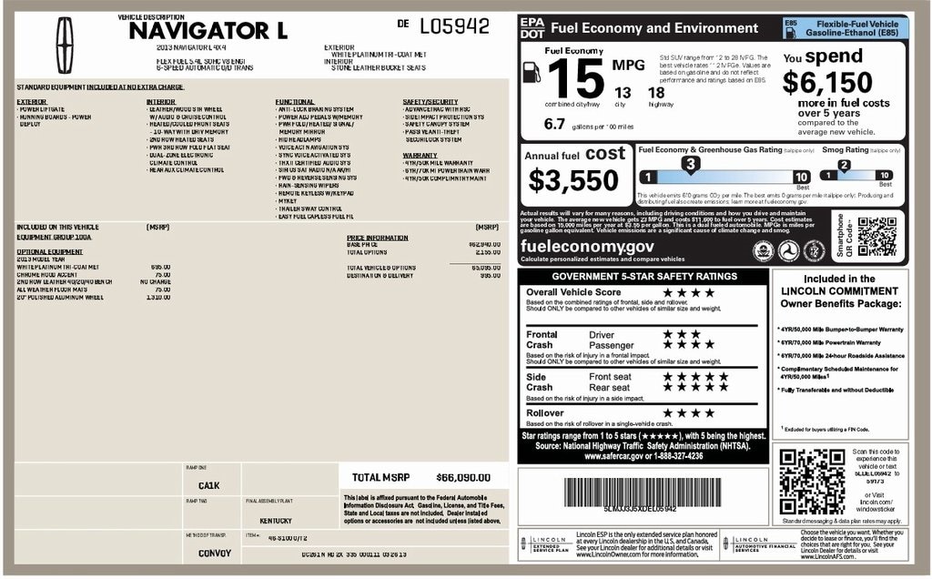 2013 Lincoln Navigator Base's photo