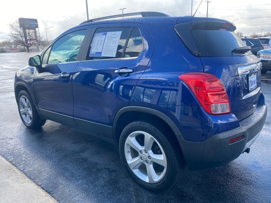 Used 2015 Chevrolet Trax LTZ with VIN 3GNCJTSBXFL201501 for sale in Fort Wayne, IN