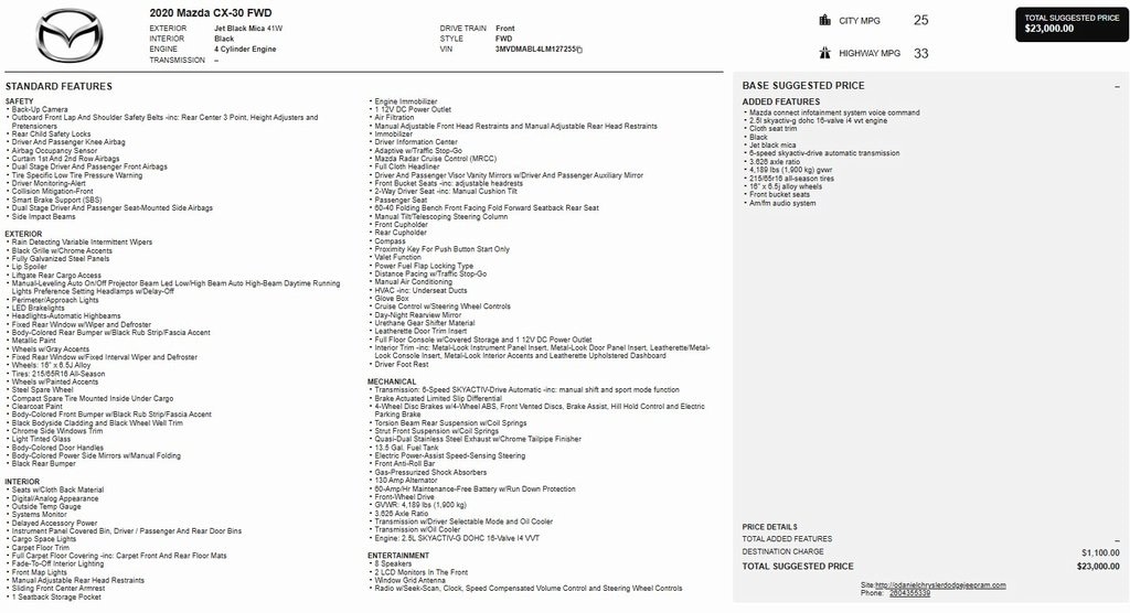 2020 Mazda CX-30 Base's photo