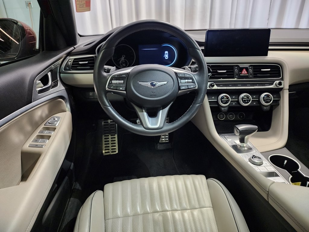 Used 2023 GENESIS G70 Standard with VIN KMTG54TE9PU106336 for sale in Fort Wayne, IN