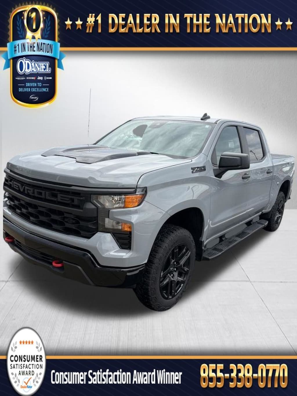 Used 2024 Chevrolet Silverado 1500 Custom Trail Boss Truck Crew Cab