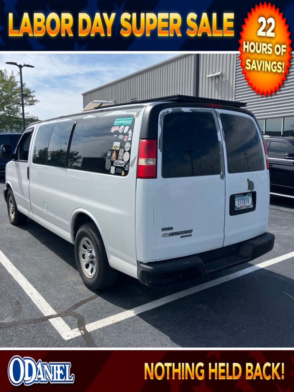 Used 2011 Chevrolet Express 1500 Van Cargo Van