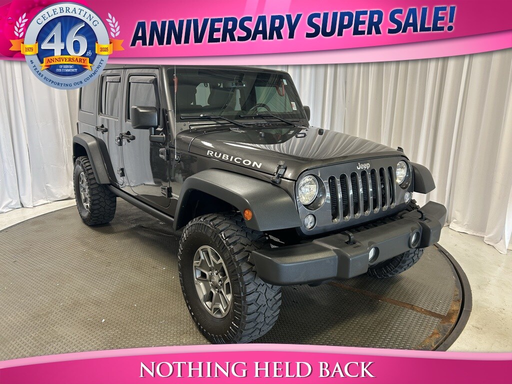 Used 2016 Jeep Wrangler JK Unlimited Rubicon 4x4 SUV