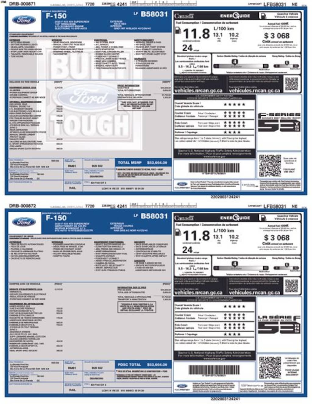 Certified 2020 Ford F-150 XL Truck