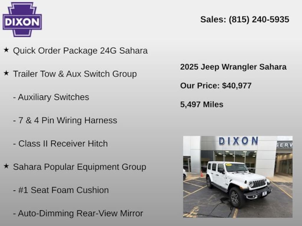 Used 2025 Jeep Wrangler Sahara SUV