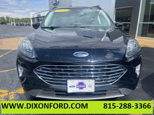 Used 2021 Ford Escape Titanium with VIN 1FMCU9J90MUA22352 for sale in Dixon, IL