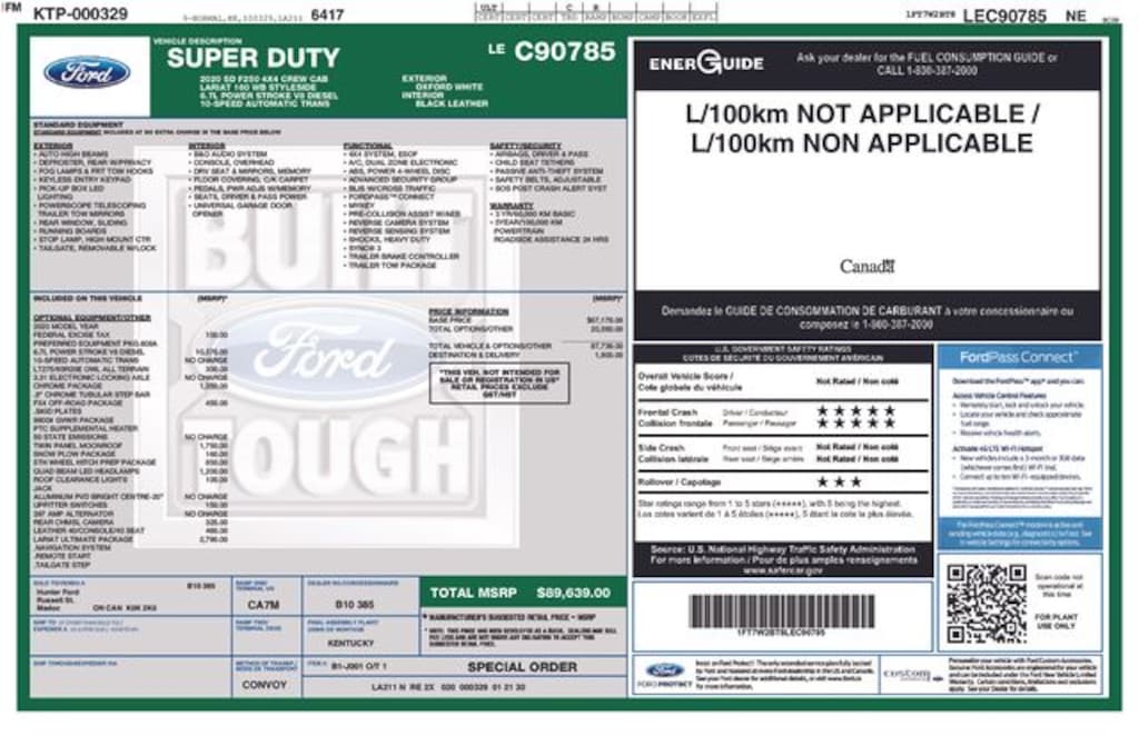 Used 2020 Ford F-250SD Lariat Truck