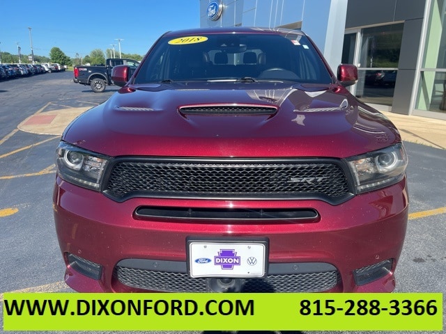 Used 2018 Dodge Durango SRT with VIN 1C4SDJGJ1JC186021 for sale in Dixon, IL