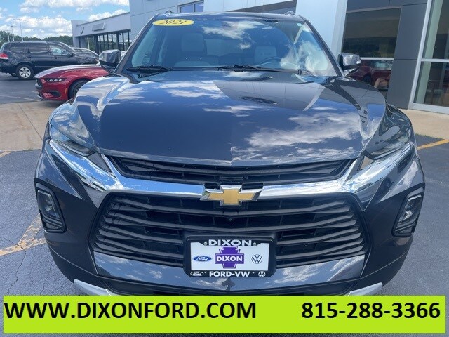 Used 2021 Chevrolet Blazer 3LT with VIN 3GNKBJRSXMS514117 for sale in Dixon, IL