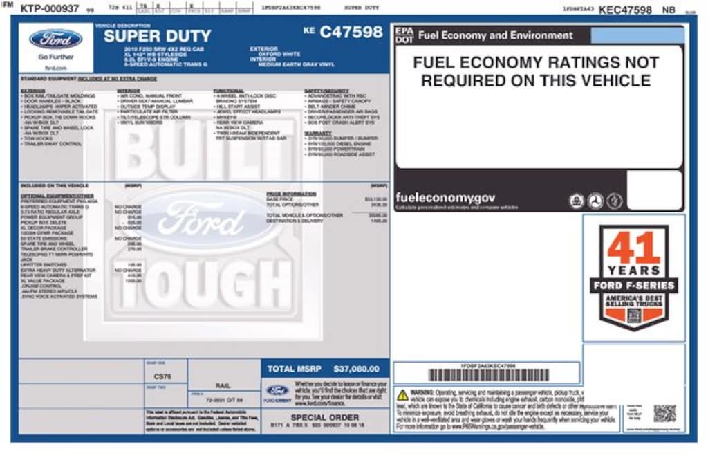 Used 2019 Ford F-250SD XL Truck