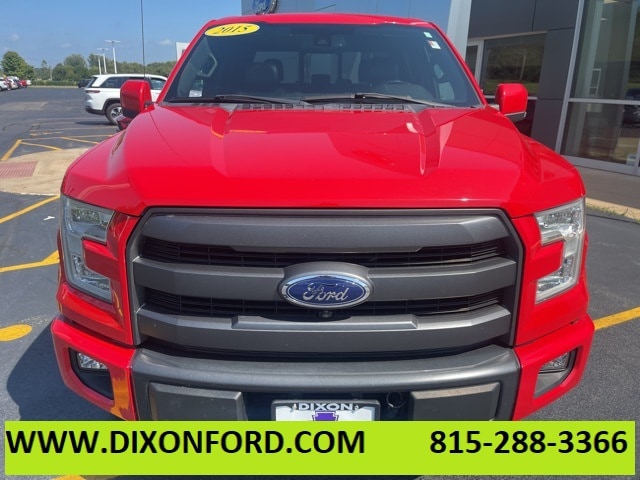 Used 2015 Ford F-150 Lariat with VIN 1FTEW1EG2FFB84735 for sale in Dixon, IL