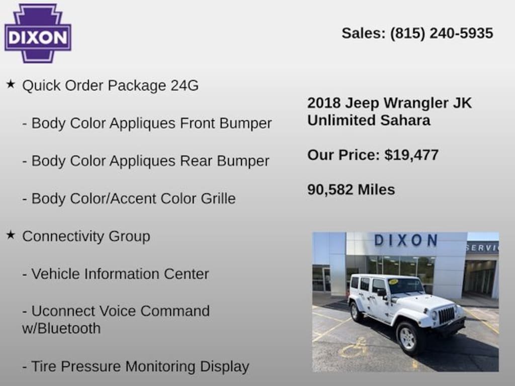 Used 2018 Jeep Wrangler JK Unlimited Sahara SUV
