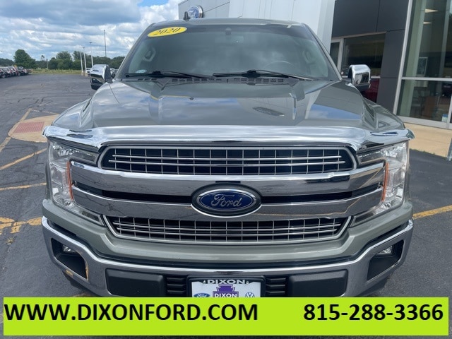 Used 2020 Ford F-150 Lariat with VIN 1FTEW1E59LKD42392 for sale in Dixon, IL