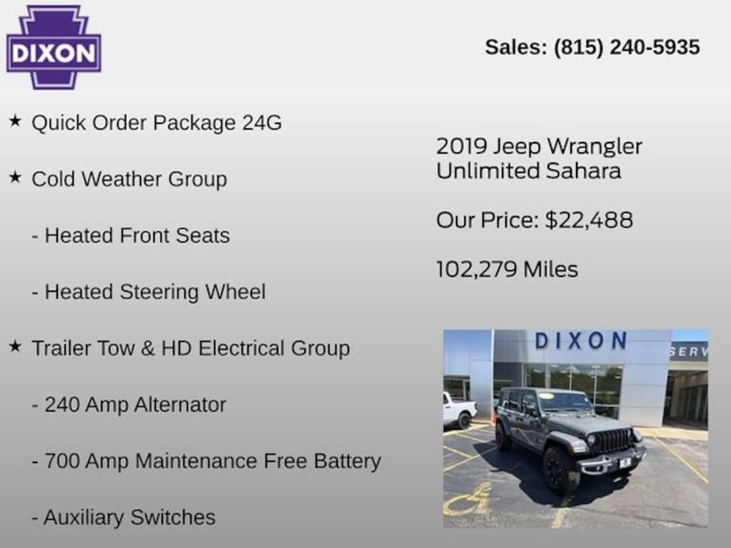 Certified 2019 Jeep Wrangler Unlimited Sahara SUV