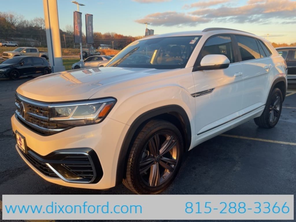 Used 2021 Volkswagen Atlas Cross Sport 3.6L V6 SE w/Technology R-Line SUV