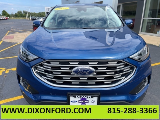 Used 2022 Ford Edge Titanium with VIN 2FMPK4K97NBA48804 for sale in Dixon, IL