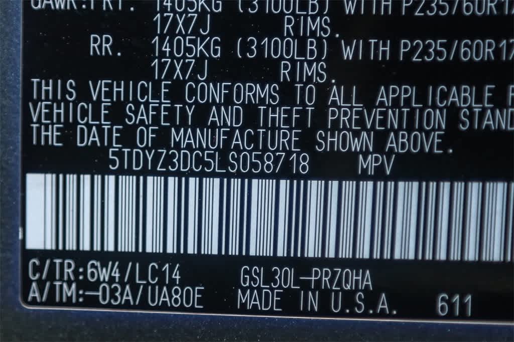 Thumbnail: 2020 Toyota Sienna - 30