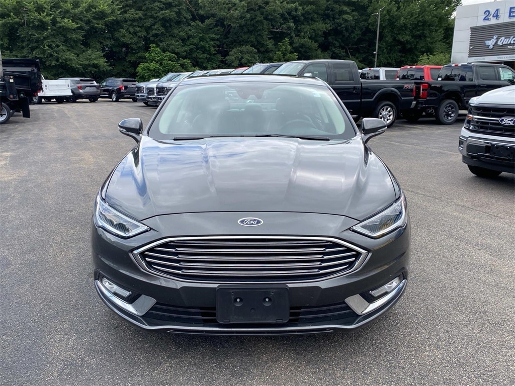 Used 2018 Ford Fusion Hybrid Titanium with VIN 3FA6P0RU5JR279495 for sale in South Easton, MA