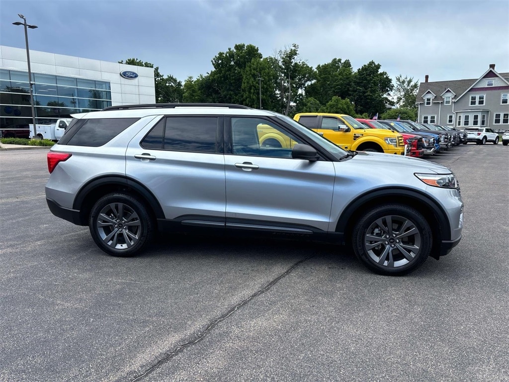 Certified 2021 Ford Explorer XLT with VIN 1FMSK8DH0MGB66187 for sale in South Easton, MA