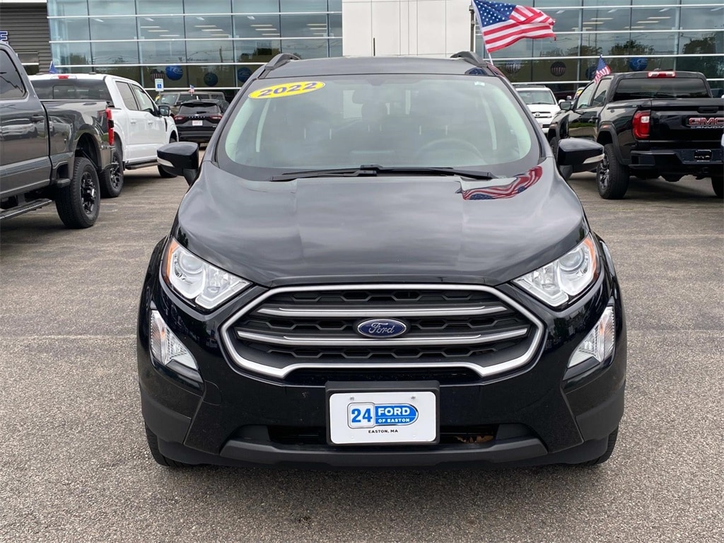 Used 2022 Ford EcoSport SE with VIN MAJ6S3GL8NC462081 for sale in South Easton, MA