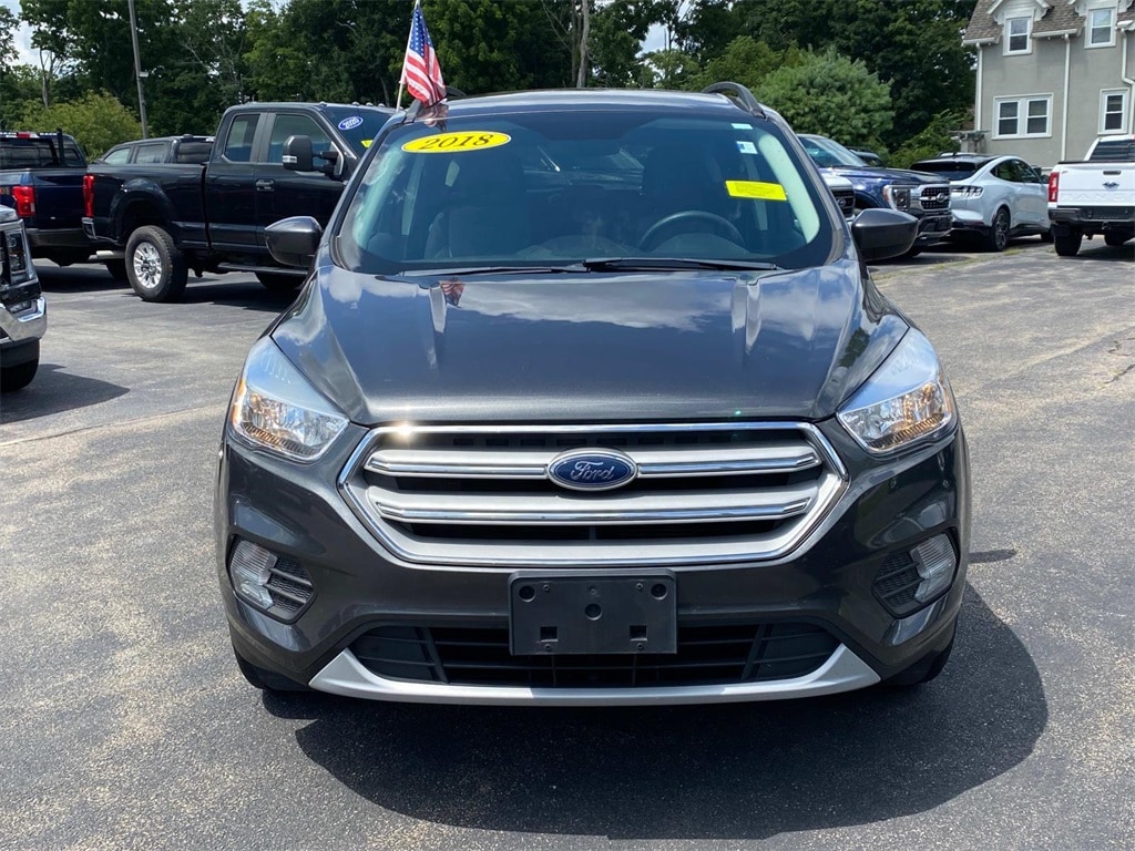 Certified 2018 Ford Escape SE with VIN 1FMCU9GD3JUD11765 for sale in South Easton, MA