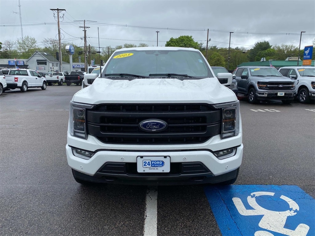 Certified 2023 Ford F-150 Lariat with VIN 1FTFW1E85PFC10422 for sale in South Easton, MA