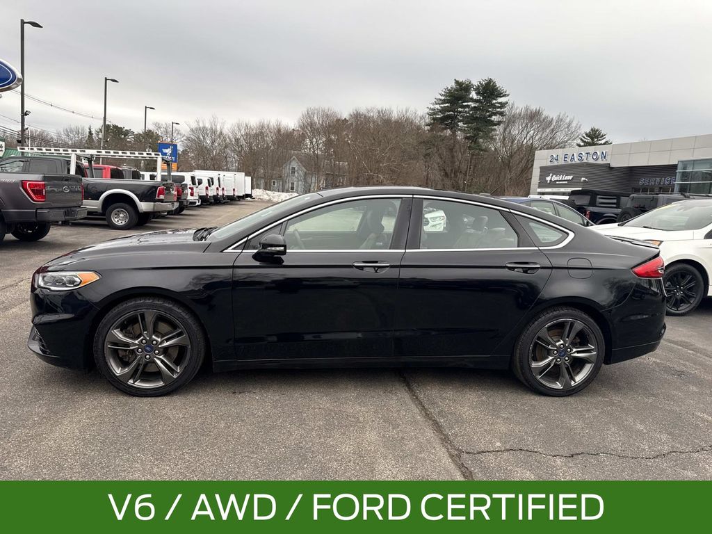 Certified 2017 Ford Fusion V6 Sport with VIN 3FA6P0VPXHR153580 for sale in Easton, MA