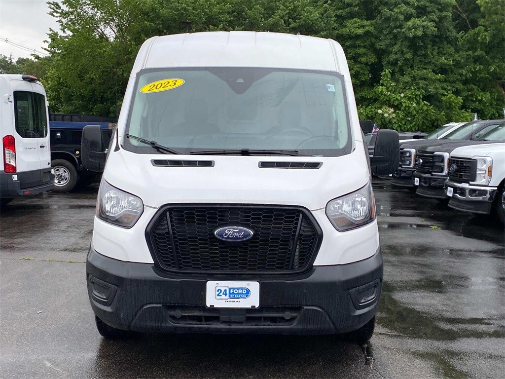 Certified 2023 Ford Transit Van Base with VIN 1FTBR1C81PKB01567 for sale in South Easton, MA