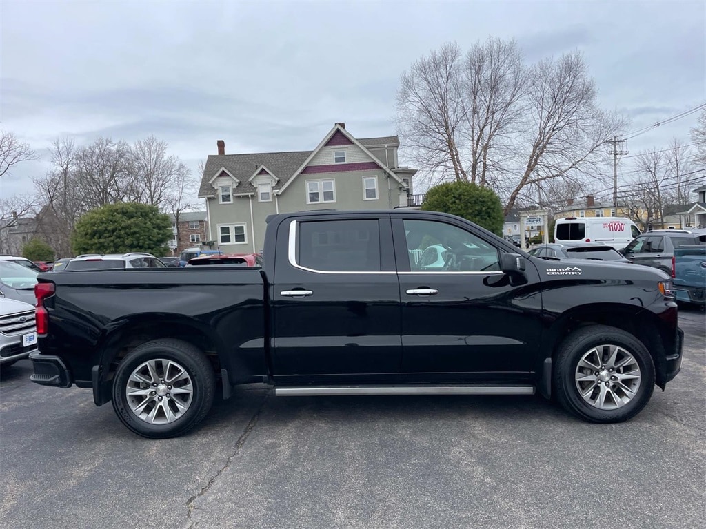 Certified 2019 Chevrolet Silverado 1500 High Country with VIN 1GCUYHEL0KZ388695 for sale in South Easton, MA