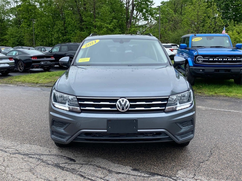 Certified 2021 Volkswagen Tiguan SE with VIN 3VV2B7AX3MM020674 for sale in South Easton, MA