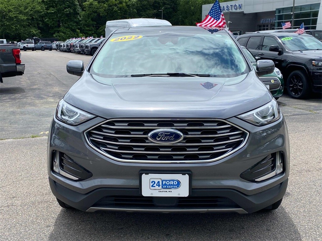 Used 2022 Ford Edge SEL with VIN 2FMPK4J97NBA42079 for sale in South Easton, MA