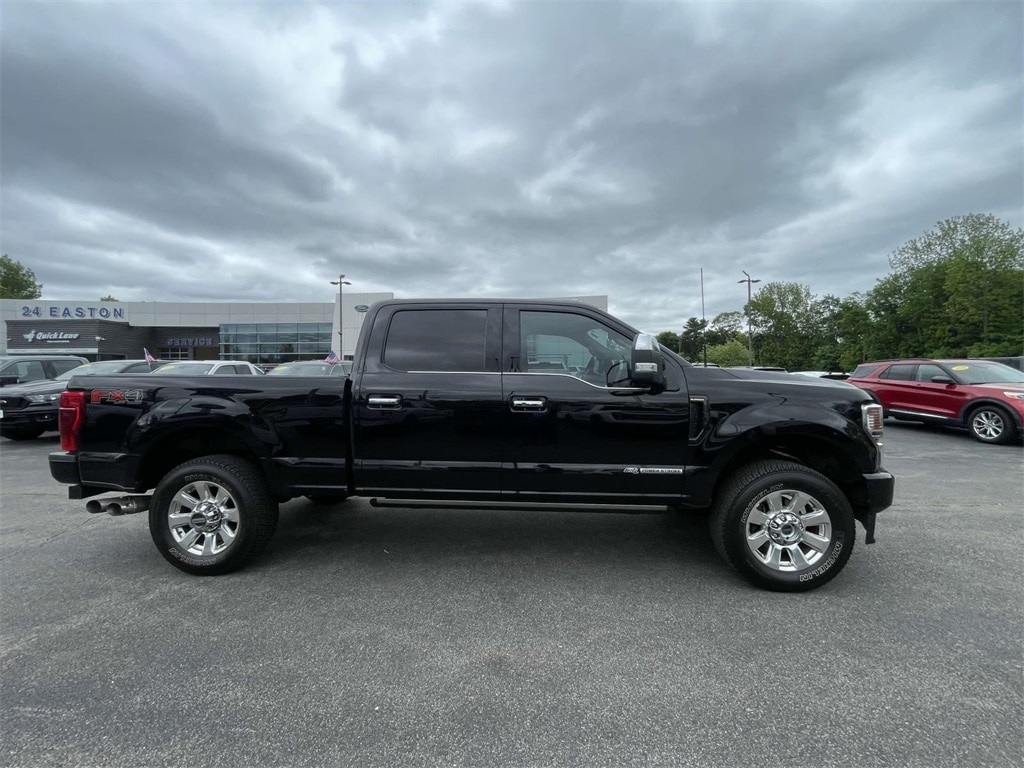 Certified 2022 Ford F-350 Super Duty Platinum with VIN 1FT8W3BT6NED48471 for sale in South Easton, MA
