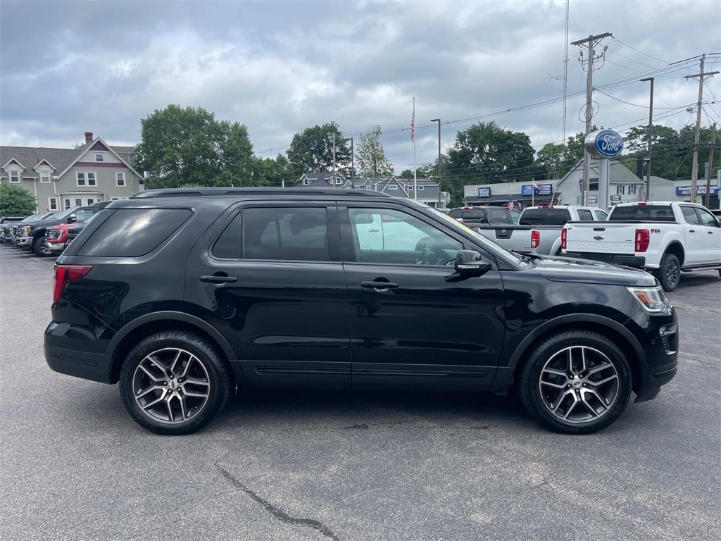 Used 2018 Ford Explorer Sport with VIN 1FM5K8GT7JGC20562 for sale in South Easton, MA