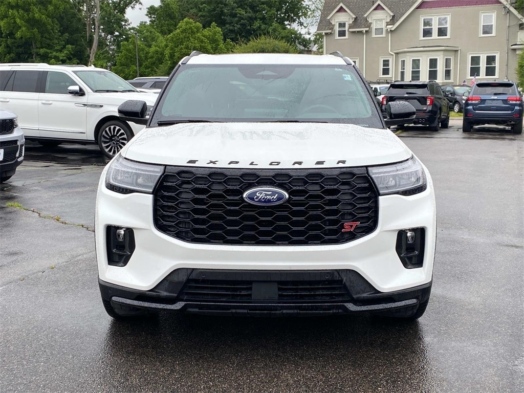 Used 2025 Ford Explorer ST with VIN 1FMWK8GC9SGA01169 for sale in South Easton, MA