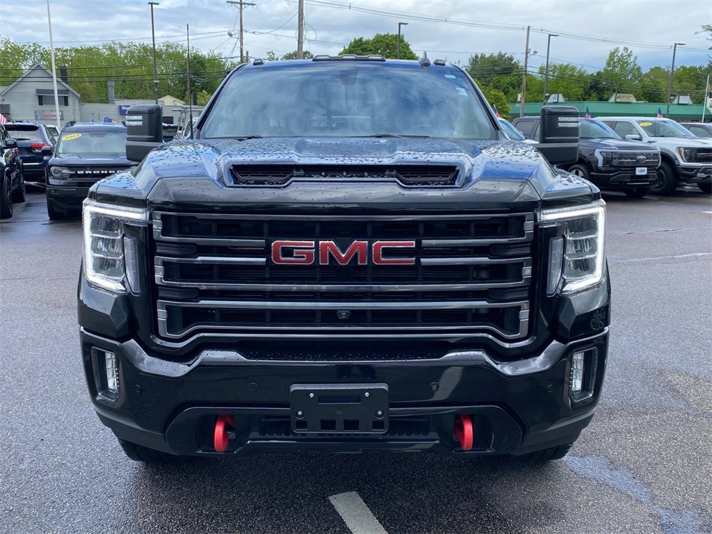 Certified 2022 GMC Sierra 2500HD AT4 with VIN 1GT19PEY6NF319375 for sale in South Easton, MA