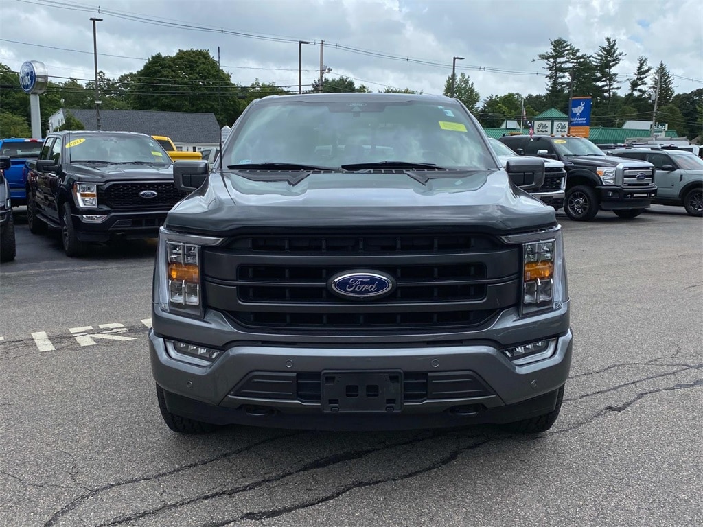 Used 2021 Ford F-150 Lariat with VIN 1FTFW1E59MKE03004 for sale in South Easton, MA