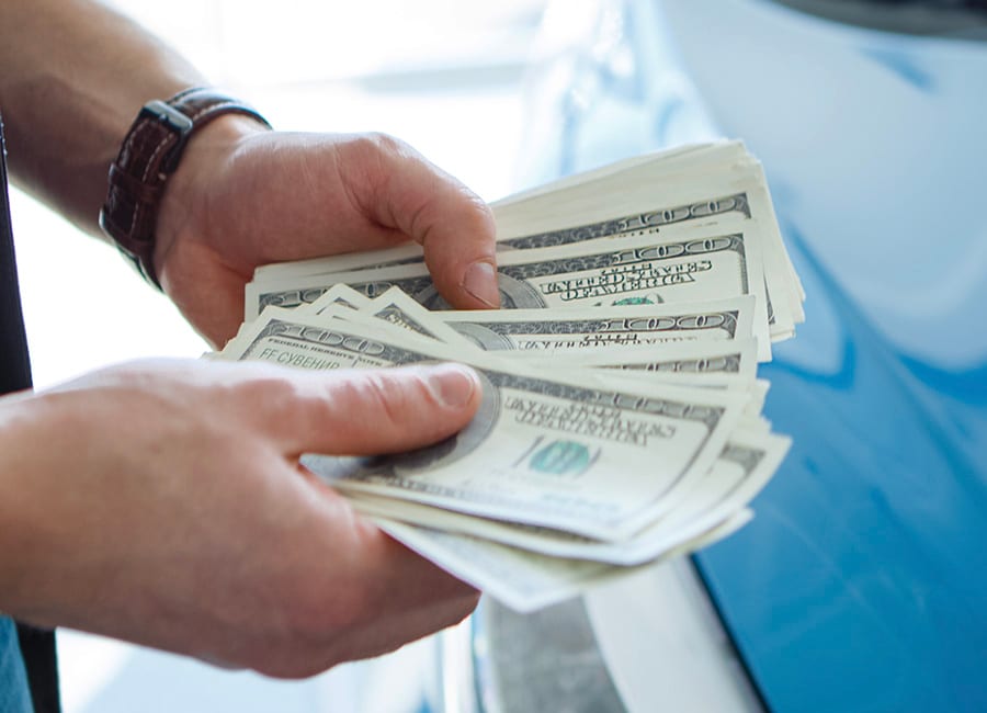 Cash over Car