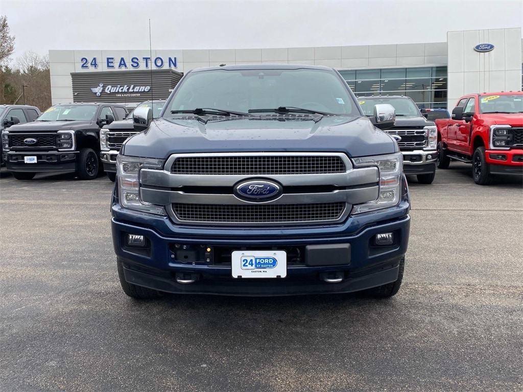 Certified 2020 Ford F-150 Platinum with VIN 1FTFW1E48LFB54807 for sale in South Easton, MA