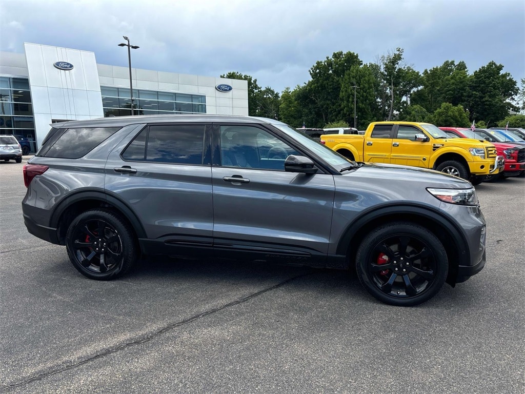 Certified 2022 Ford Explorer ST with VIN 1FM5K8GC0NGA43732 for sale in South Easton, MA