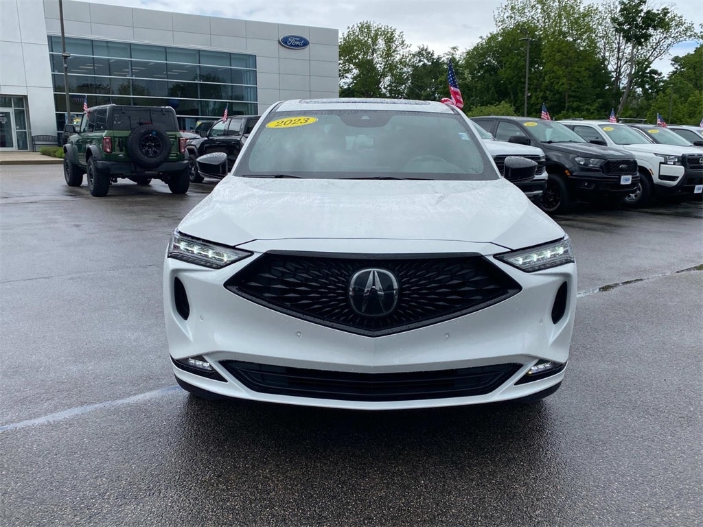 Certified 2023 Acura MDX A-Spec Package with VIN 5J8YE1H05PL802553 for sale in South Easton, MA
