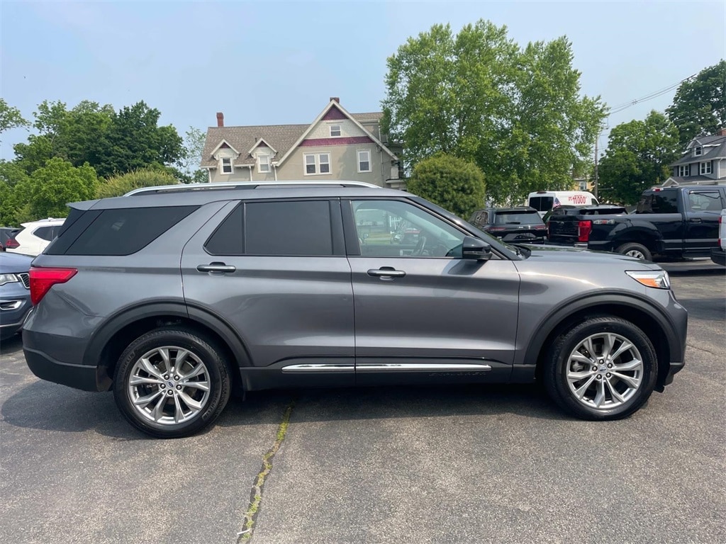 Used 2021 Ford Explorer Limited with VIN 1FMSK8FH2MGC39010 for sale in South Easton, MA