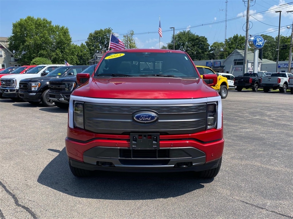 Certified 2023 Ford F-150 Lightning Lariat with VIN 1FT6W1EV1PWG52099 for sale in South Easton, MA