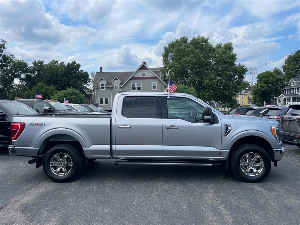 Used 2021 Ford F-150 XLT with VIN 1FTFW1E80MFB45555 for sale in South Easton, MA